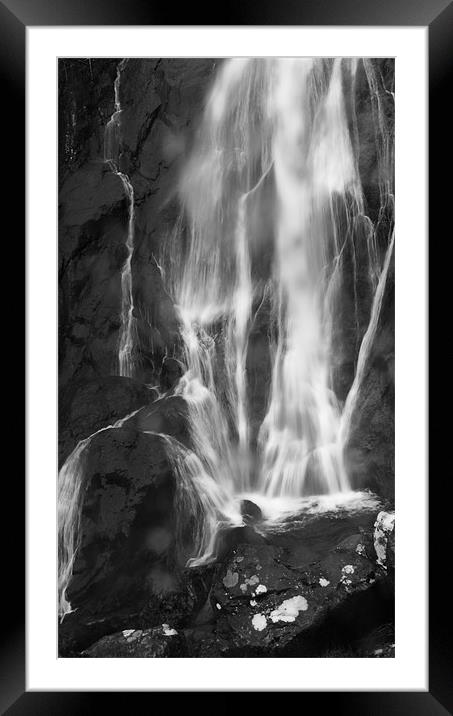 Falling Water Framed Mounted Print by Brian Sharland