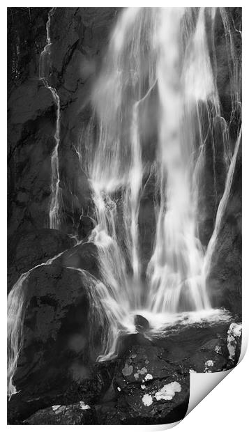 Falling Water Print by Brian Sharland