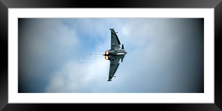 Eurofighter Typhoon on Display Framed Mounted Print by Tony Larkin