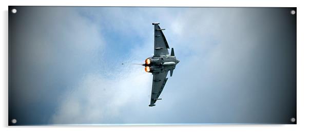 Eurofighter Typhoon on Display Acrylic by Tony Larkin