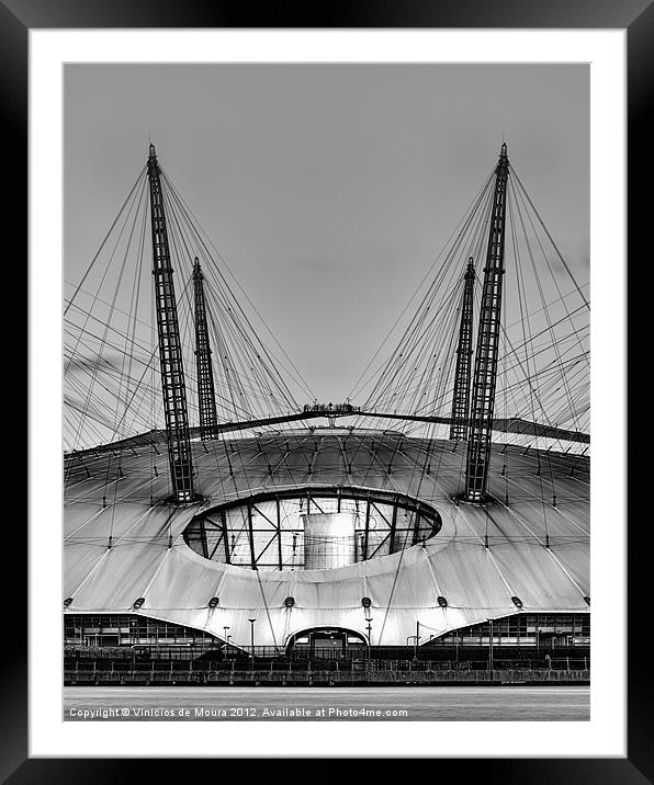 The O2 structure Framed Mounted Print by Vinicios de Moura