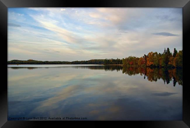 Pirie Lake New Brunswick Framed Print by Lynn Bolt