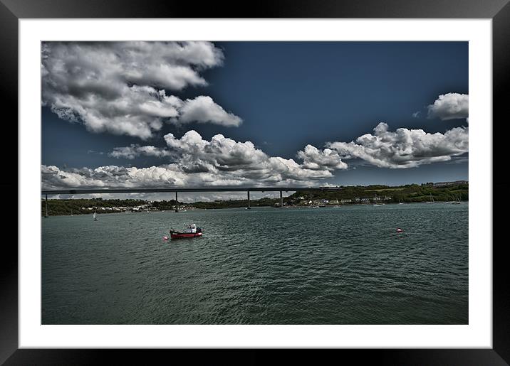 Majestic Cleddau A Serene Waters Symphony Framed Mounted Print by Steve Purnell