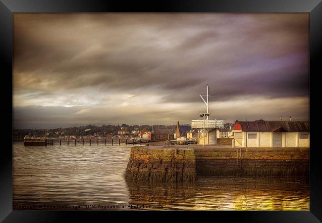 Broughty Ferry Harbour Framed Print by Fiona Messenger