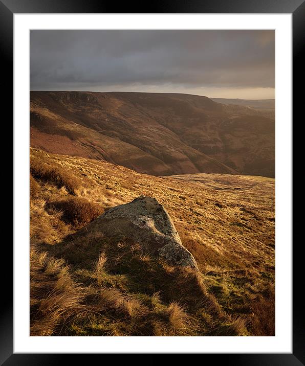 Edale Sunrise Framed Mounted Print by Andy Stafford