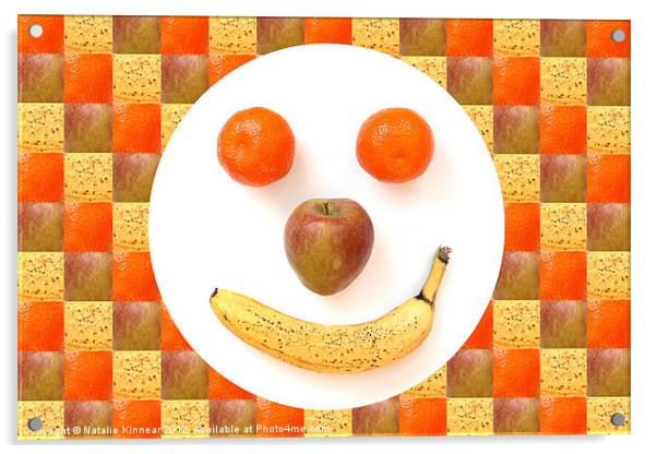 Fruit Face Acrylic by Natalie Kinnear