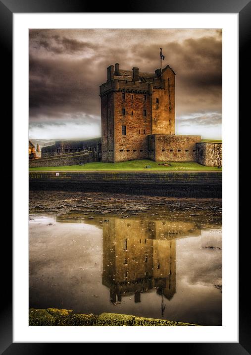 Broughty Castle Framed Mounted Print by Fiona Messenger