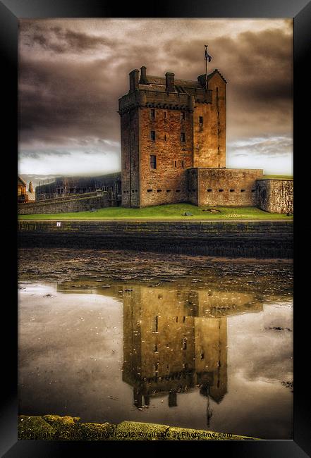 Broughty Castle Framed Print by Fiona Messenger