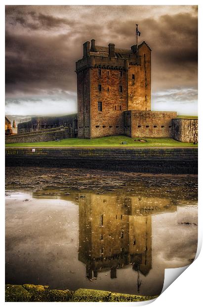 Broughty Castle Print by Fiona Messenger