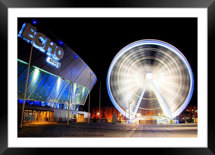 The Wheel of Liverpool Framed Mounted Print by Pete Lawless