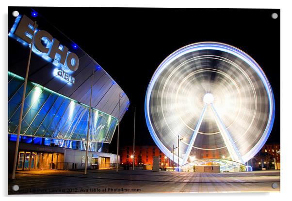 The Wheel of Liverpool Acrylic by Pete Lawless