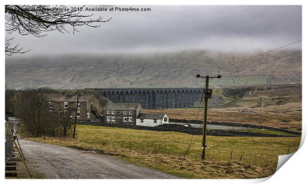 Ribblehead Views Print by Trevor Kersley RIP