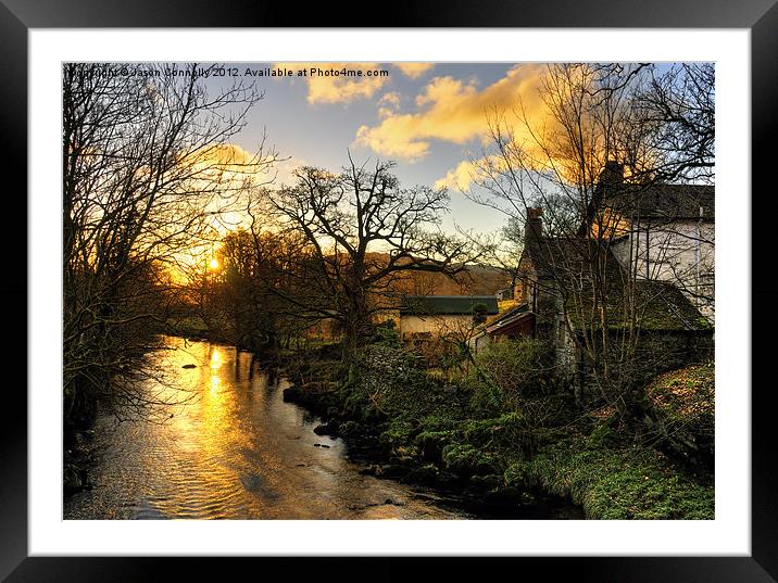 A River Brathay Sunrise Framed Mounted Print by Jason Connolly