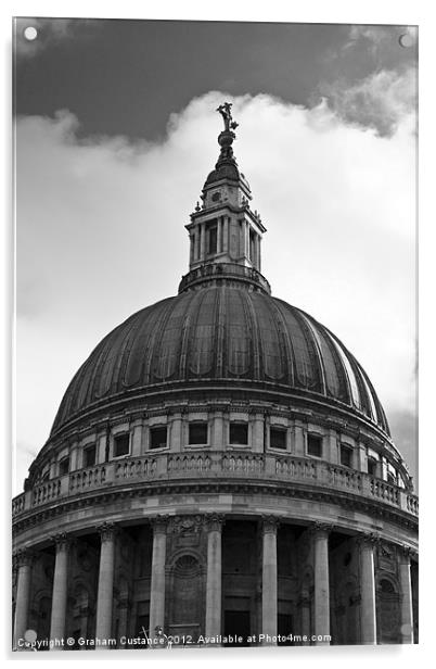 St Pauls Cathedral Acrylic by Graham Custance