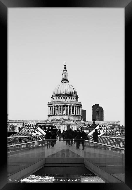 St Pauls Cathedral Framed Print by Graham Custance