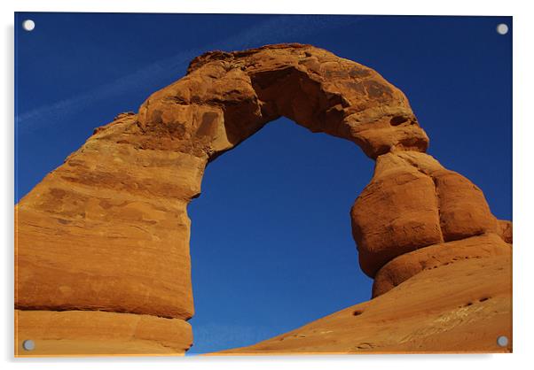 Powerful and gigantic Delicate Arch, Arches Nation Acrylic by Claudio Del Luongo
