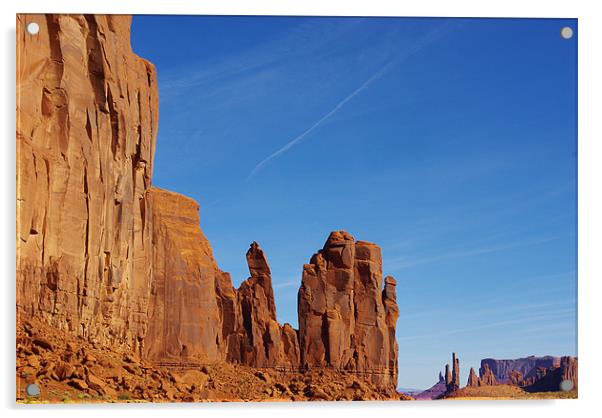 Wonders of Monument Valley, Arizona Acrylic by Claudio Del Luongo