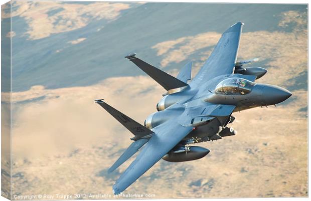F15 low level Canvas Print by Rory Trappe