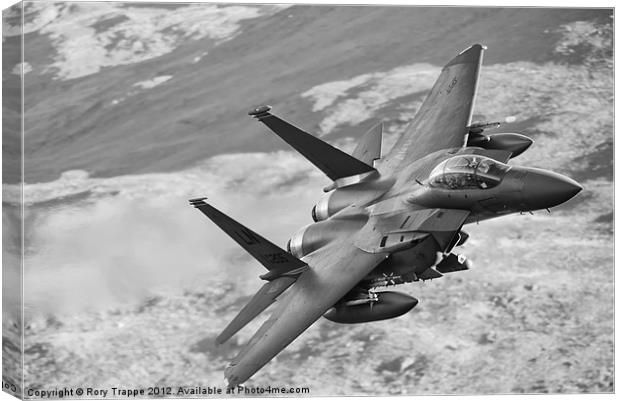 F15 in Wales Canvas Print by Rory Trappe