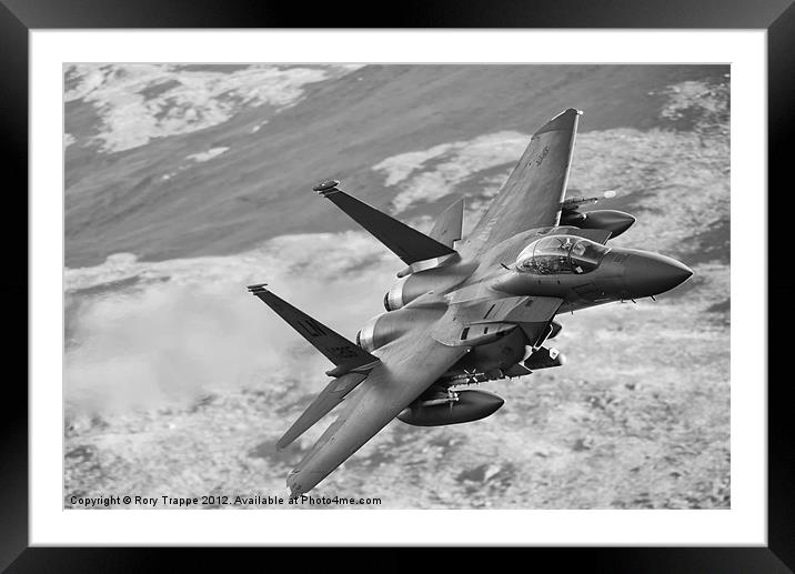 F15 in Wales Framed Mounted Print by Rory Trappe
