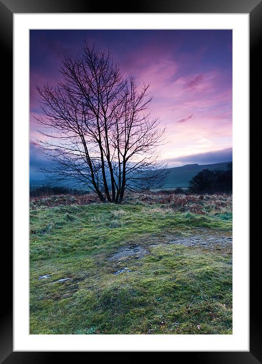 Hope Valley Sunrise Framed Mounted Print by Jonathan Swetnam