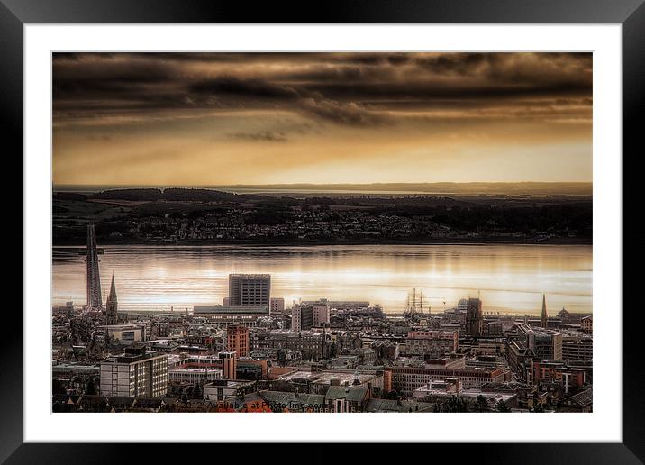 City of Dundee Framed Mounted Print by Fiona Messenger