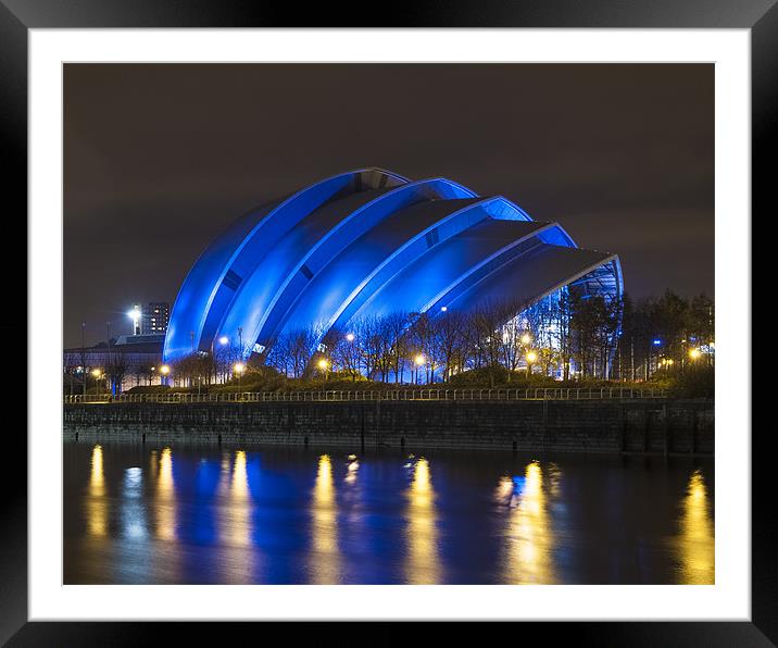 Glasgow Science Centre Armadillo Framed Mounted Print by Steven Brown