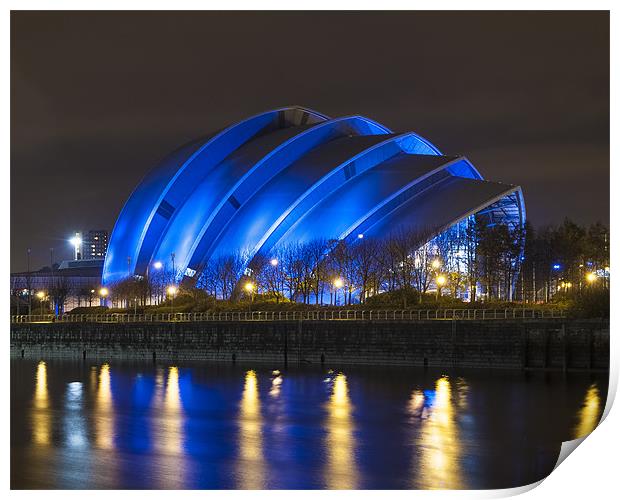 Glasgow Science Centre Armadillo Print by Steven Brown