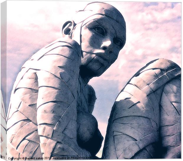 Statues collection 4 Canvas Print by stewart oakes