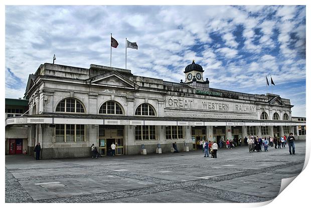 Cardiff Central Railway Station Print by Steve Purnell