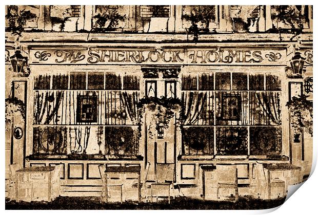 The Sherlock Holmes Pub Art Print by David Pyatt