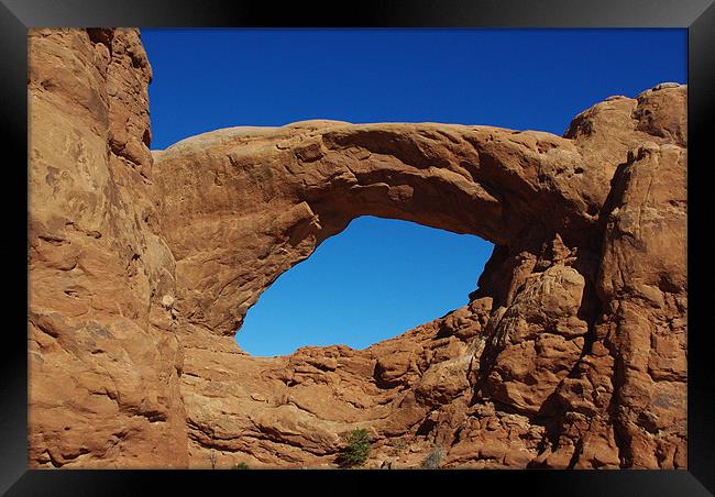 Big Arch, Utah Framed Print by Claudio Del Luongo