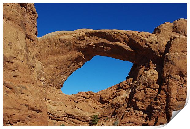 Big Arch, Utah Print by Claudio Del Luongo