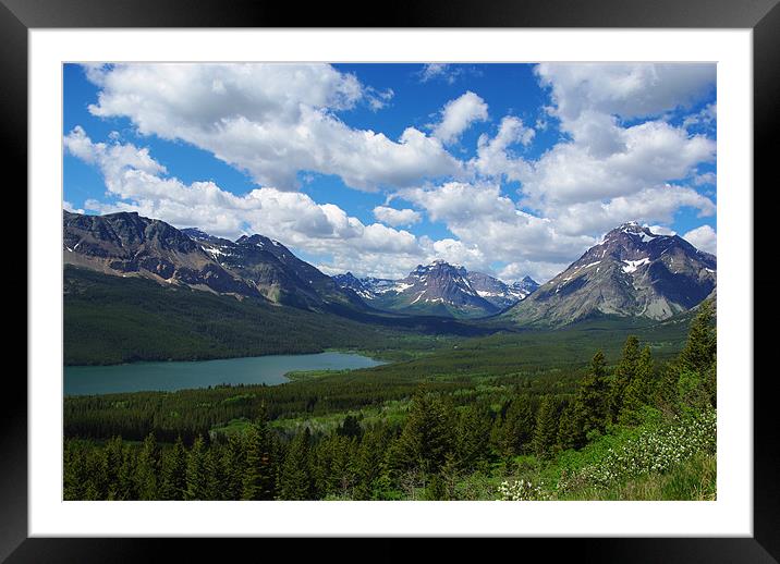 Glacier National Park, Montana Framed Mounted Print by Claudio Del Luongo
