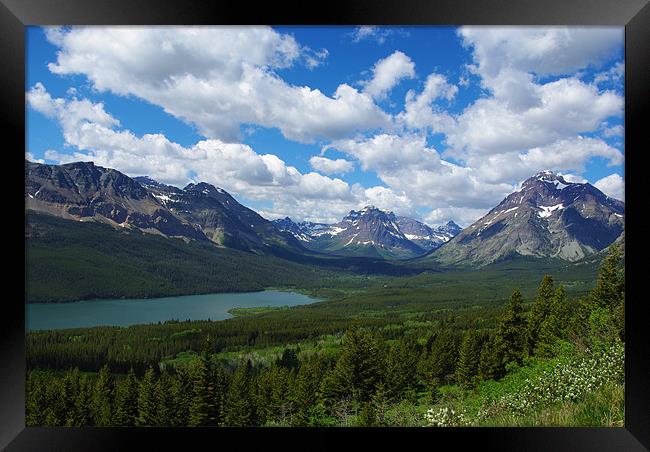 Glacier National Park, Montana Framed Print by Claudio Del Luongo