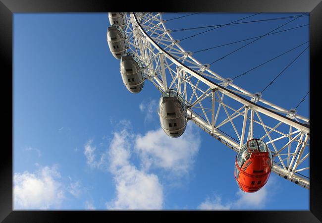 London Eye Framed Print by Paula Guy