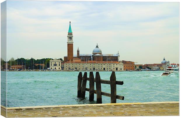a VIEW from Venice Port Canvas Print by Oliver Walton