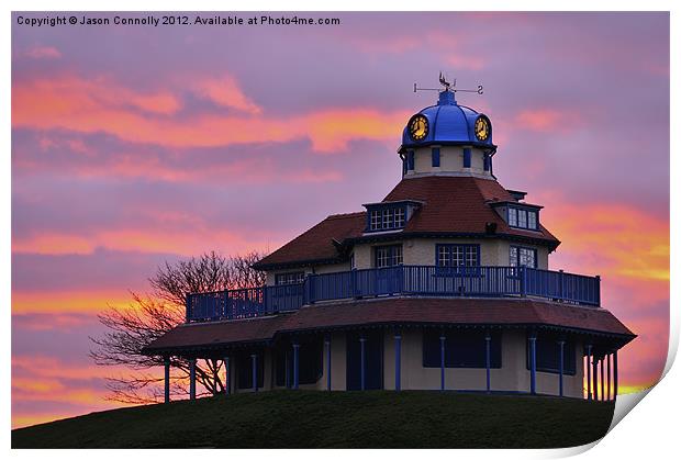 Sunrise At The Mount Print by Jason Connolly