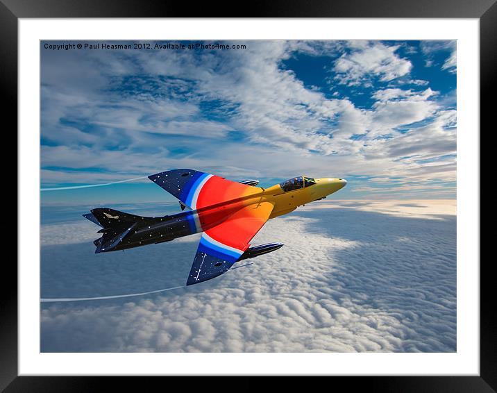 miss demeanour hunter Framed Mounted Print by P H