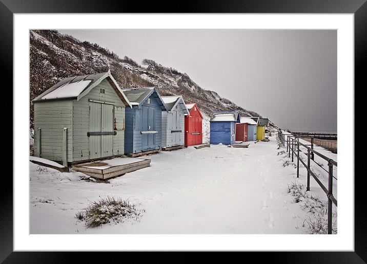 Overstrand in the Snow Framed Mounted Print by Paul Macro