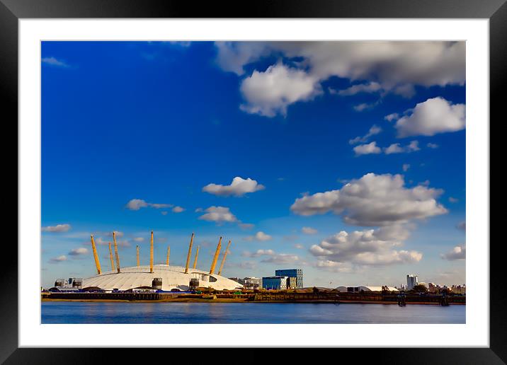 The O2 Arena Framed Mounted Print by Paul Shears Photogr