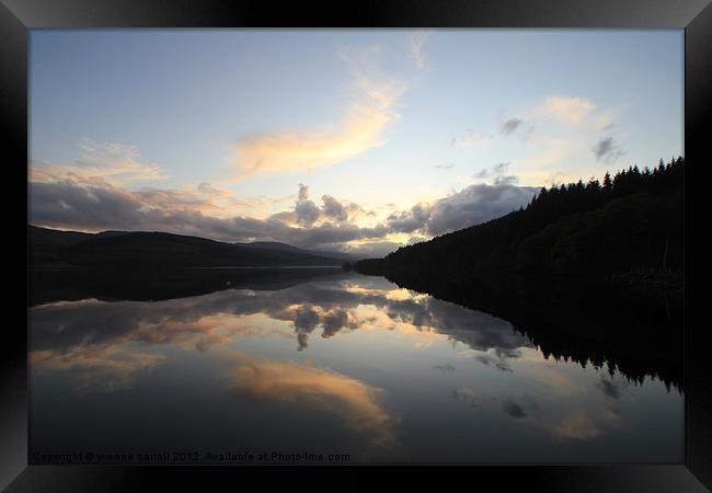 Loch Tay Reflections Framed Print by yvonne & paul carroll