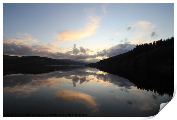 Loch Tay Reflections Print by yvonne & paul carroll