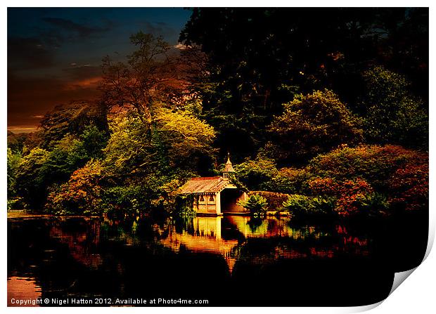 Boat House Print by Nigel Hatton