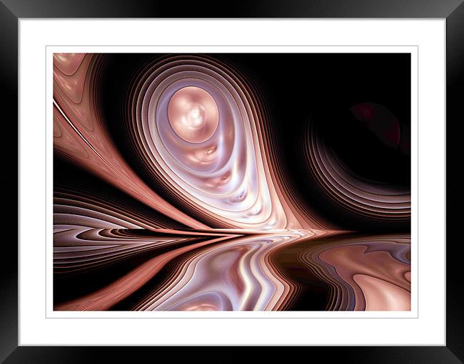 Pink Pearl in Shell Framed Print by Elaine Manley