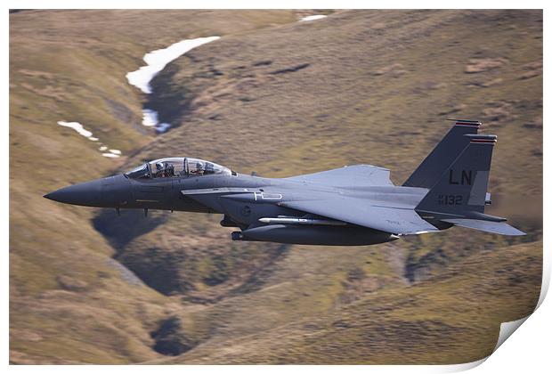 F15E Strike Eagle Low Level Print by Philip Berry
