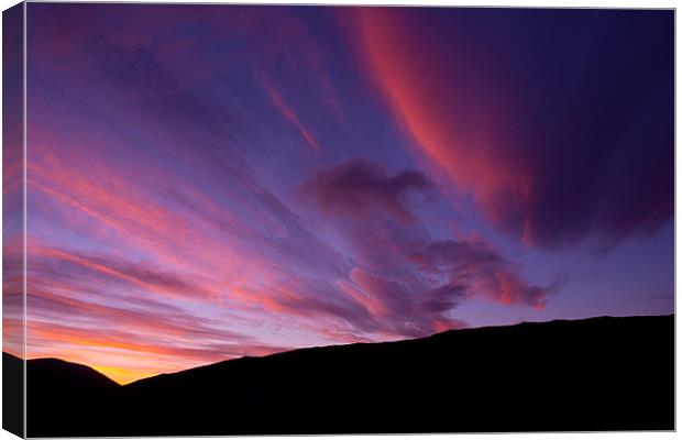 Beautiful Hebridean Sunset Canvas Print by Gordon Ross