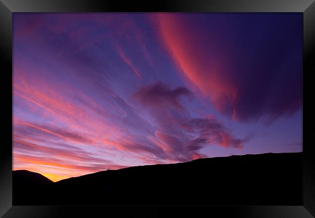Beautiful Hebridean Sunset Framed Print by Gordon Ross