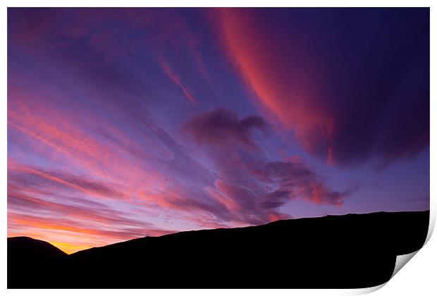 Beautiful Hebridean Sunset Print by Gordon Ross