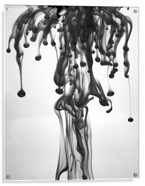 The Black Rain Acrylic by Ic Imagination